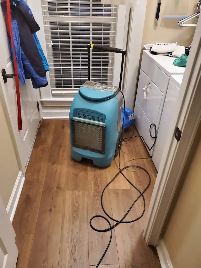 Commercial dehumidifier deployed for Flood Damage Cleanup in Citrus Heights